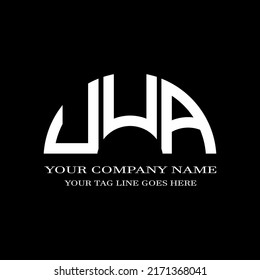 UUA letter logo creative design with vector graphic