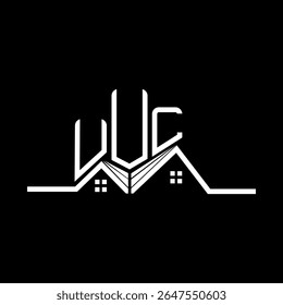 Diseño del logotipo de UUL Real State, logotipo simple y moderno de UUL. Diseño de alfabeto lujoso de la UL  