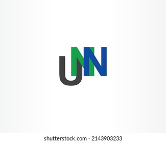 UUN Initial concept logo design icon