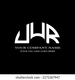 UUR letter logo creative design with vector graphic