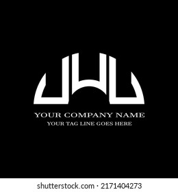 UUU letter logo creative design with vector graphic