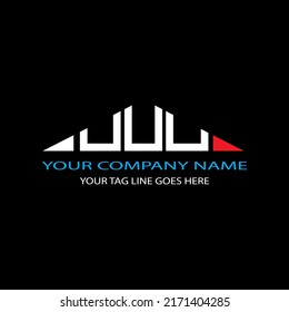 UUU letter logo creative design with vector graphic