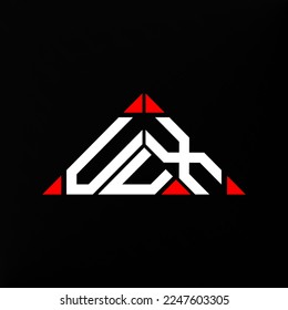 UUUX Brief Logo kreatives Design mit Vektorgrafik, UUX einfach und modern Logo.