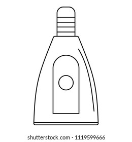 Uv bottle icon. Outline illustration of uv bottle vector icon for web design isolated on white background