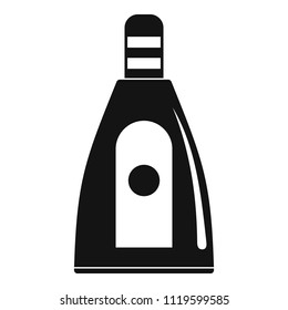 Uv bottle icon. Simple illustration of uv bottle vector icon for web design isolated on white background
