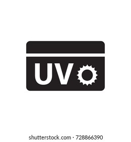 UV cream icon. Vector isolated icon for web and mobile on white background.