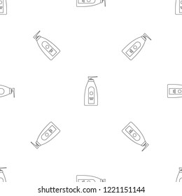 Uv dispenser cream pattern seamless vector repeat geometric for any web design