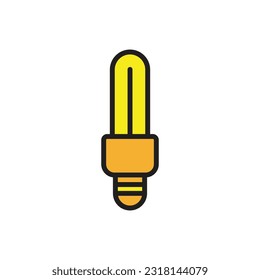 Uv Lamp Icon Vector Illustration