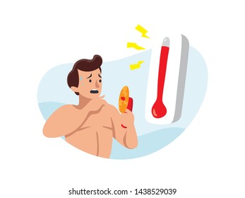 UV level alert. sunscreen protection illustration. Summer illustration asset for infographic, poster, and travel agencies website
