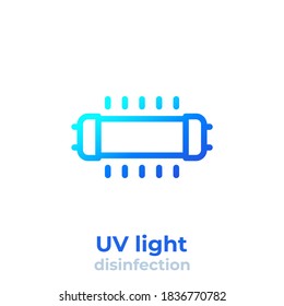 UV Light Disinfection Line Icon