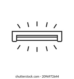 UV light icon design vector illustration