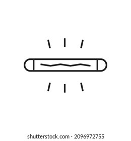 UV light icon design vector illustration