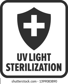 UV Light Sterilization Technology Sign