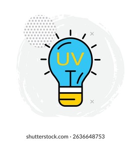 UV-Licht Vektor Icon Design