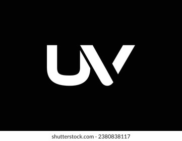 UV Logo Design And Monogram Logo