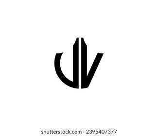 UV logo design vector template