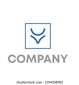 uv logo icon design template sign