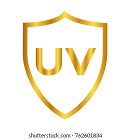 uv logo set vector , ultraviolet icon