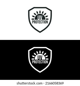 UV Protection icon isolated on white background