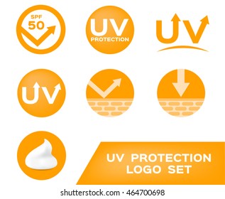 uv protection logo , 7 ultraviolet icon