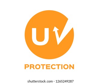 uv protection logo and icon , vector