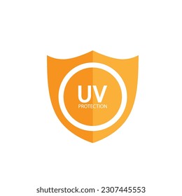 uv protection logo solar cream sunlight sunblock vector
