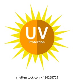 UV Protection logo with sun symbol