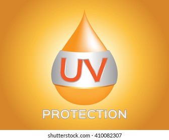 uv protection logo . ultraviolet vector
