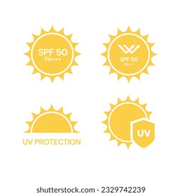 UV protection on white background,bubble shield. Solar protection screen from UV rays