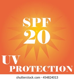 UV Protection SPF 20 illustration