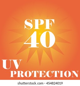 UV Protection SPF 40 illustration