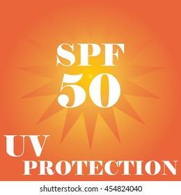 UV Protection SPF 50 illustration