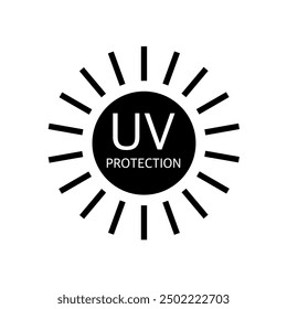 UV-Schutz-Symbol, Sonnenschutz - Vektor