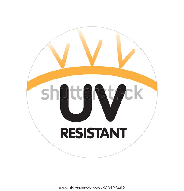 Uv Resistant Logo Icon Stock Vector (Royalty Free) 663193402