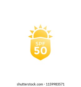 UV, Sun Protection SPF 50 Vector Icon