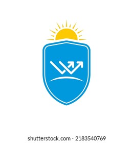 UV Sun Shield Protect Skin Icon. SPF 50 30 20 Cosmetic Sunscreen for Summer Suntan Protection Pictogram. Block Ultraviolet Radiation Rays Icon. Isolated Vector Illustration.