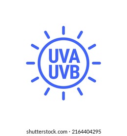 UV ultraviolet light vector icon badge