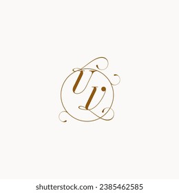 UV uniquely wedding logo symbol of your marriage and you can use it on your wedding stationary