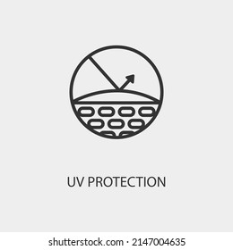 UV_Protection vector icon illustration sign