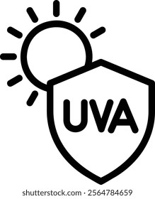 uva in flat design style