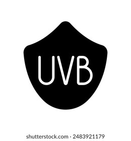 UVB set icon. UV protection, sunscreen, ultraviolet rays, skin care, sunblock, sun protection, health, skincare product, dermatology, safety.