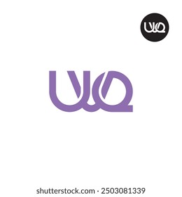 UVQ Logo Letter Monogram Design