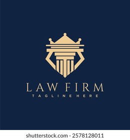 UW initial monogram logo for lawfirm vector design