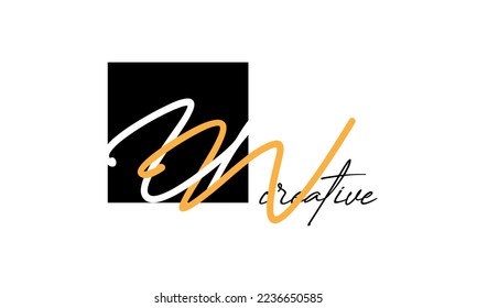 UW letters creative modern font logo design
