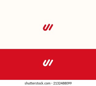 UW, WU, W Letter Logo Design vector Template