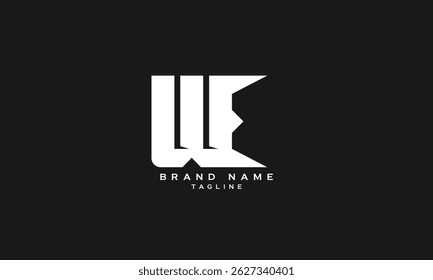 UWE, UEW, WUE, WEU, EWU, EUW, UE, EU, WE, EW, Abstract initial monogram letter alphabet logo design