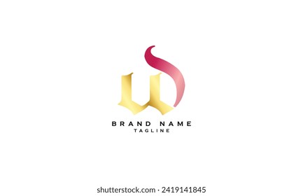 UWS, USW, WUS, WSU, SWU, SUW, US, SU, Abstract initial monogram letter alphabet logo design