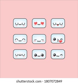 UwU emoji pack cute kawaii sticker kit