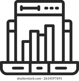 UX Audit Line Vector Icon Design