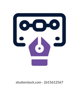 ux design dual tone icon. Sleek and modern vector icon for websites, mobile apps, marketing materials, and corporate design. Fully scalable and ready to use.